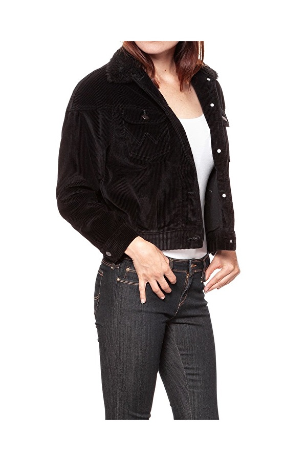 Куртка вельветовая Wrangler 80´S Western Jacket Loose Fit (W422UP100) Черный