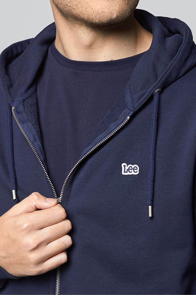 Толстовка LEE Zip Through Hoodie Regular Fit (L80KSP35) Темно-синій