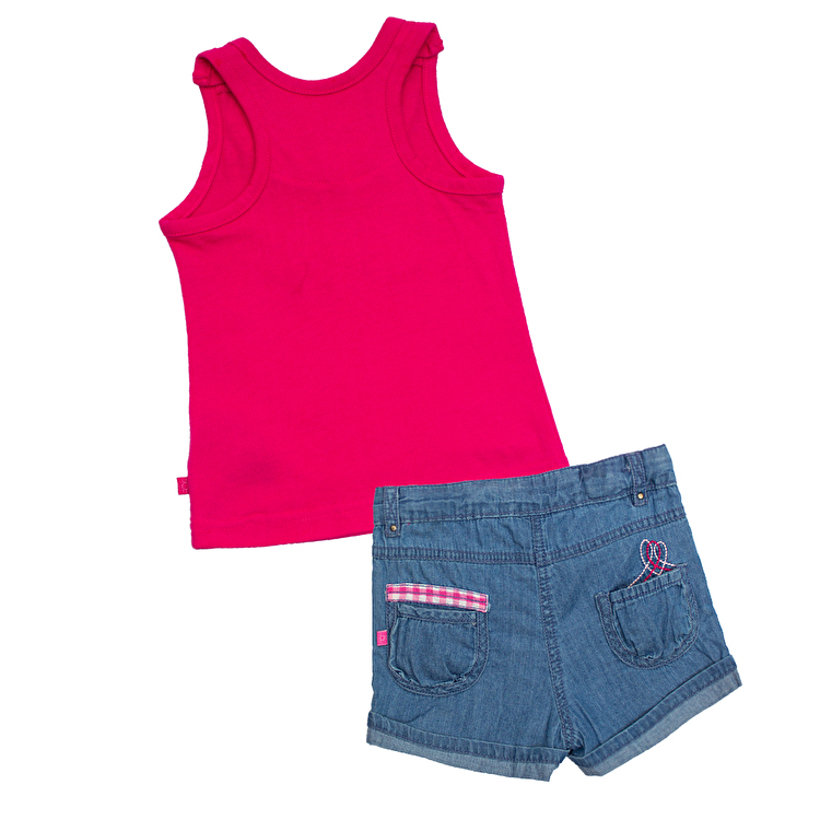 Комплект: Майка та шорти Losan MC BABY GIRLS BABY (018802504/142) Малиновий