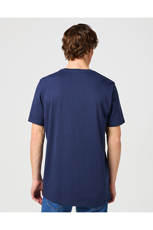 Набір футболок твін-пак Wrangler 2PACK SIGN OFF TEE Regular Fit (112321593-W7BZFQXW4) Синій, білий