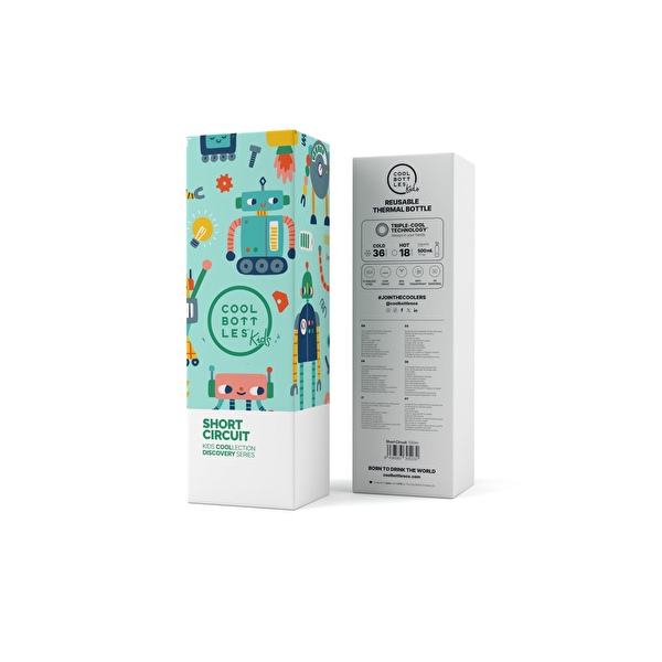 Термопляшка дитяча COOL BOTTLES Short circuit 500 мл. (0405V)