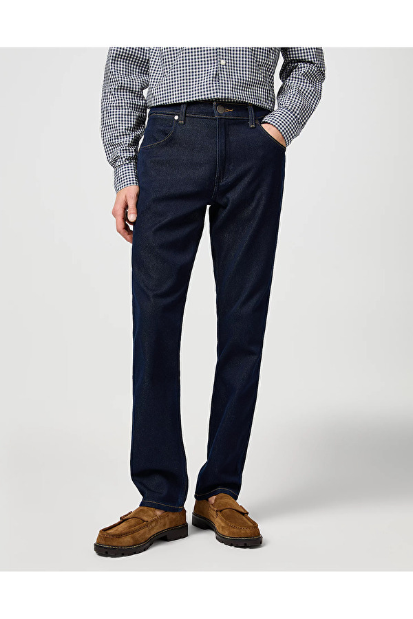 Джинси Wrangler Greensboro Regular Fit (112362557) Темно-синій