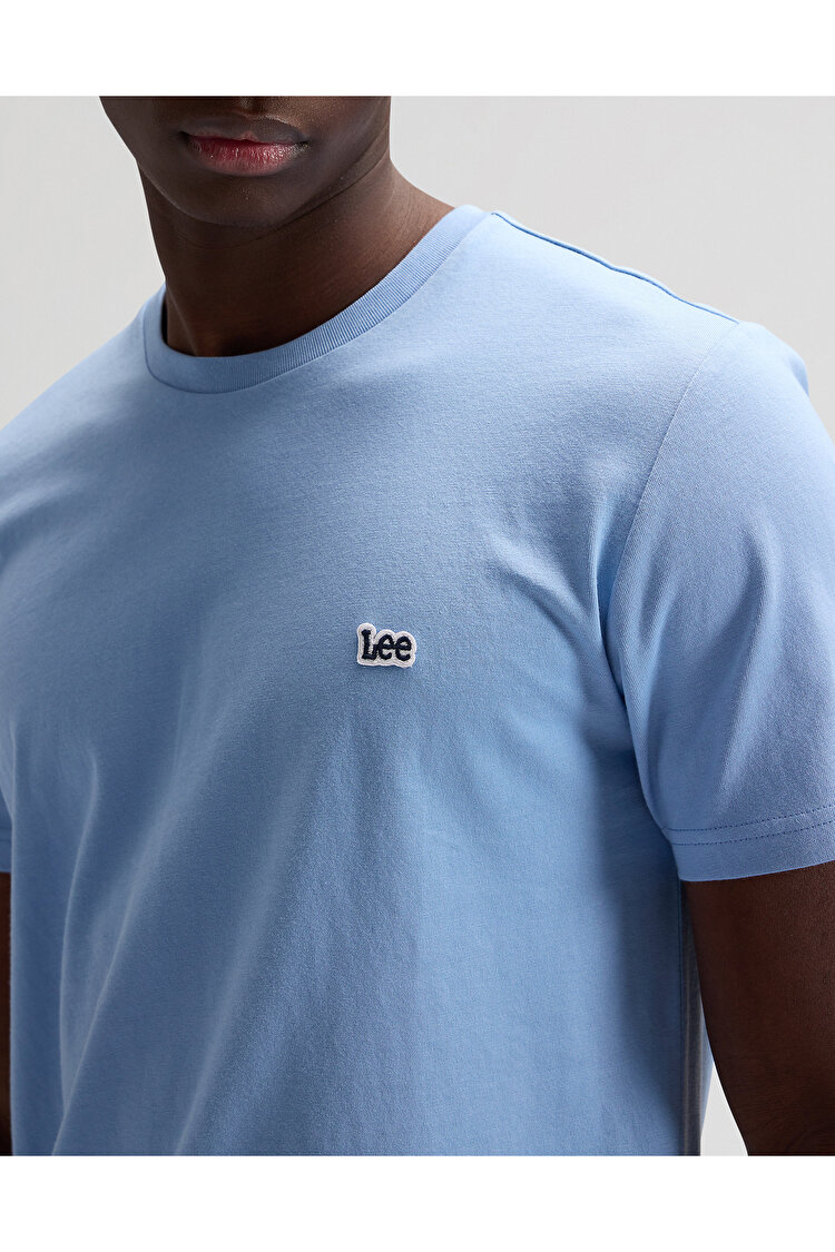 Футболка LEE SS PATCH LOGO TEE Regular Fit (112376472) Блакитний