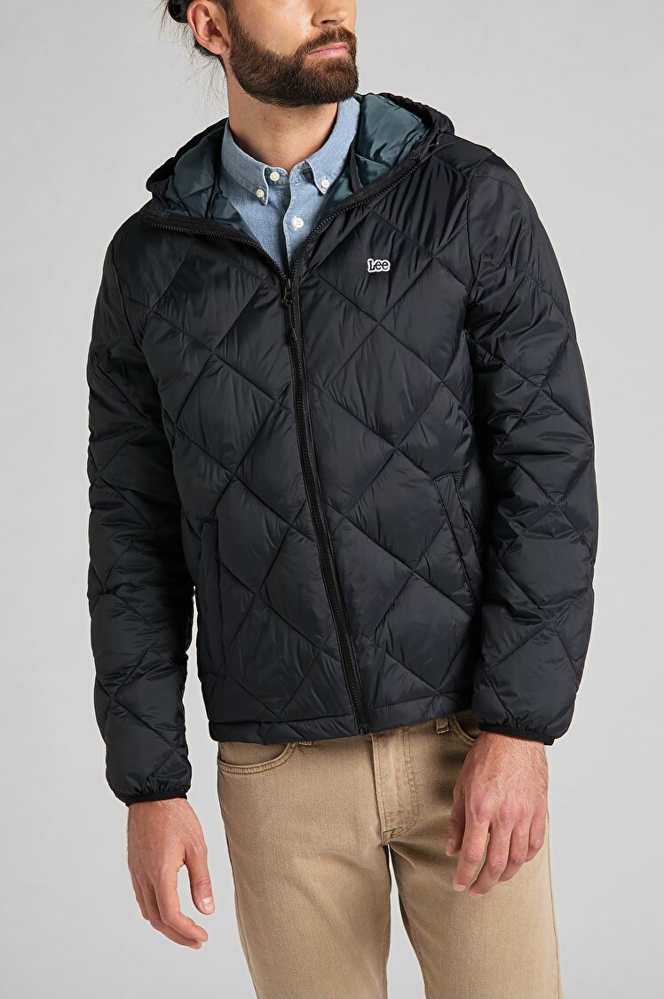 Куртка стьобана LEE Light Weight Puffer Regular Fit (L88ASZ01) Чорний