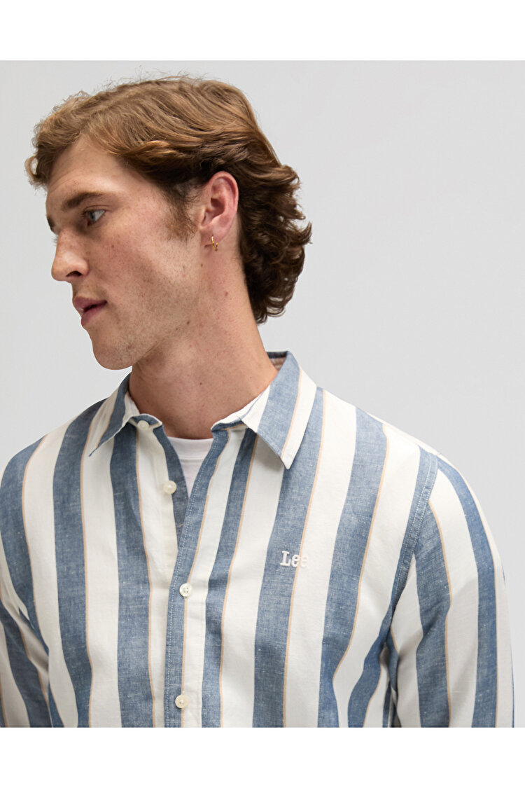 Рубашка LEE LEE SHIRT Regular Fit (112376546) Голубой