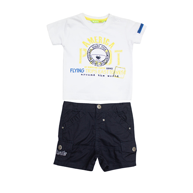 Костюм : Футболка и шорты Losan Mc baby boys (017804703/001) Белый