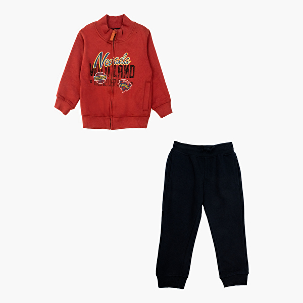 Костюм спортивний: кофта, брюки Losan Kids boys (525-8605AC/573) Бордовий