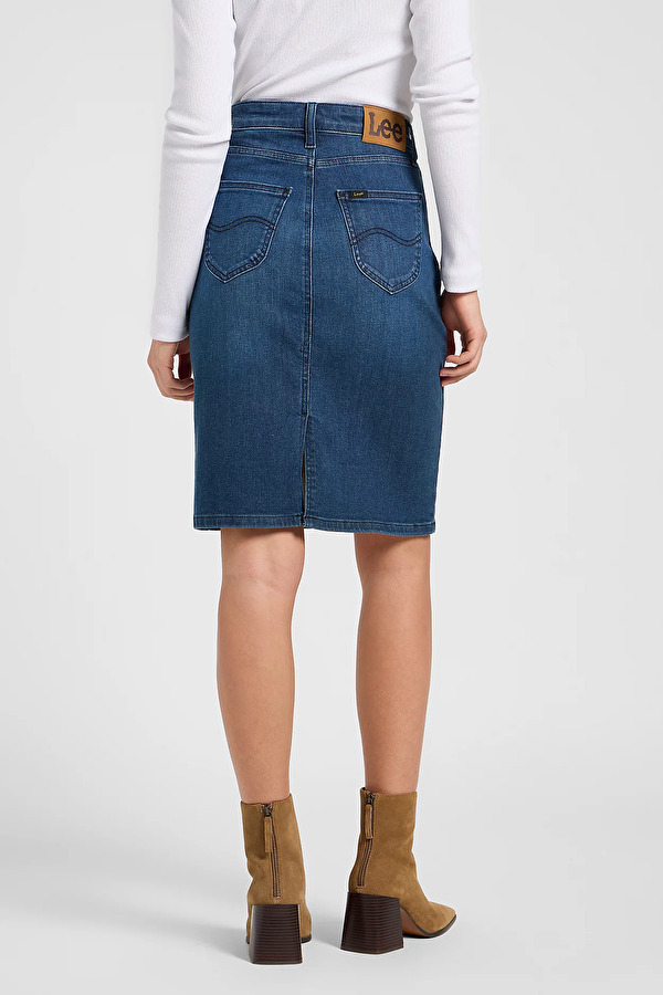 Юбка LEE MIDI SKIRT Regular Fit (112370881) Синий