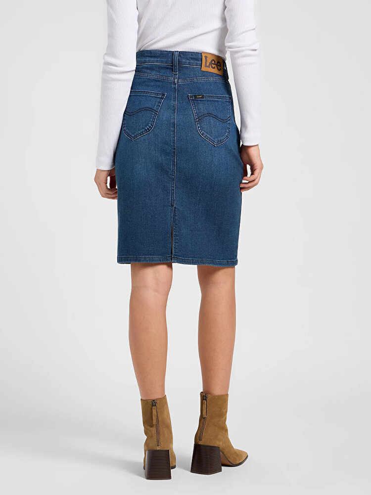 Юбка LEE MIDI SKIRT Regular Fit (112370881) Синий