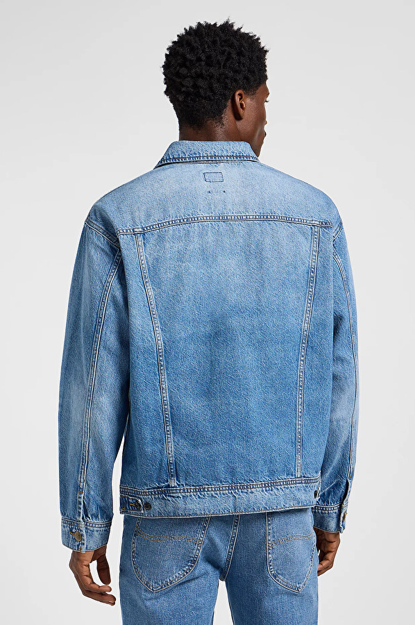 Куртка джинсовая LEE RELAXED RIDER JACKET Relaxed Fit (112364153) Голубой