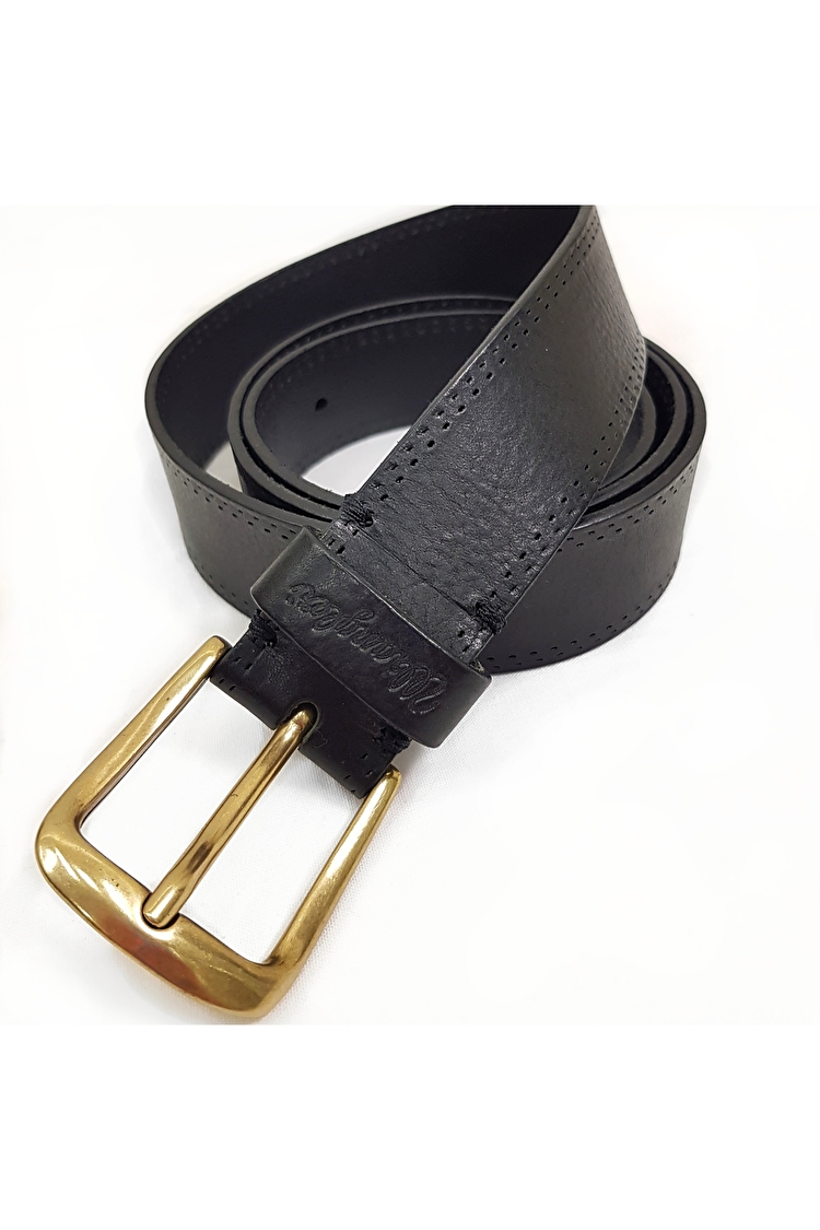 Ремень Wrangler Refined Perforated (W0B10U101) Черный