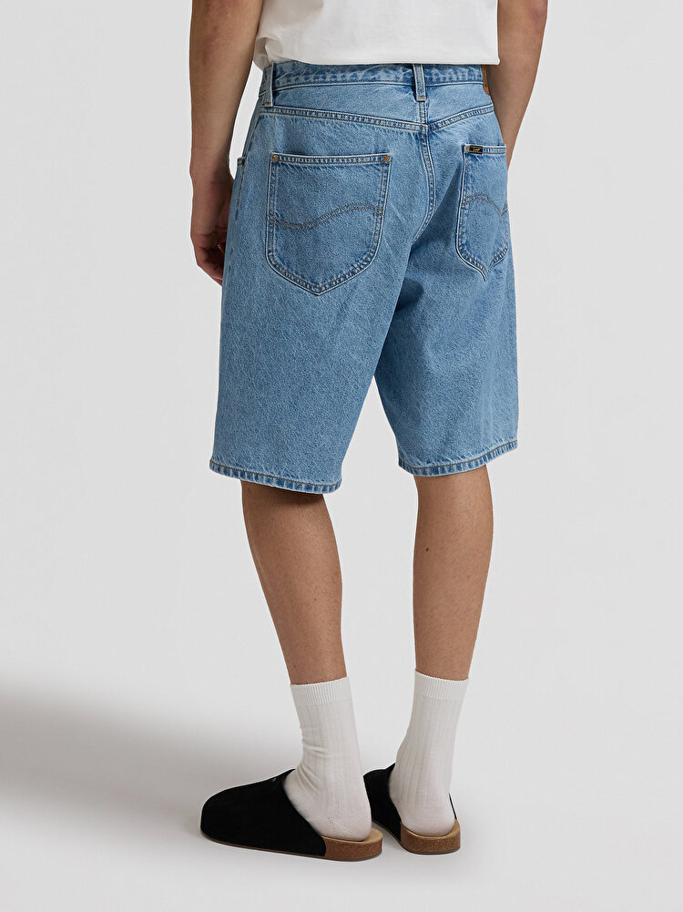 Шорты LEE ASHER SHORT Loose Fit (112376919) Голубой