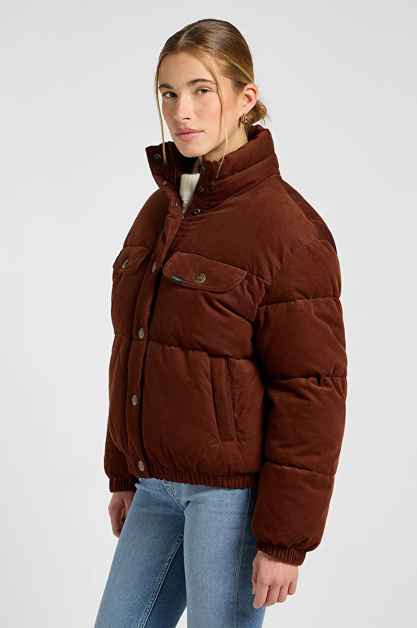 Куртка LEE RIDER PUFFER JACKET Relaxed Fit (112370873) Коричневый