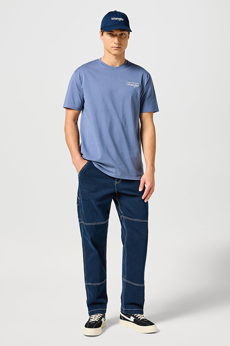 Кепка Wrangler WASHED LOGO CAP Multiple Fits (112357189) Синій