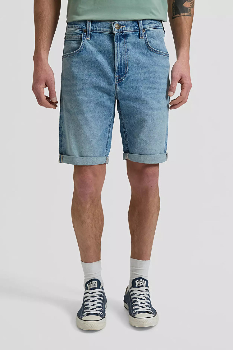 Шорти LEE 5 Pocket Short Regular Fit (112376920) Блакитний