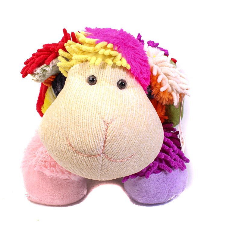 М`яка іграшка Овечка кольорова, лежача 45 см TRUSTY COLLECTION (C17542)