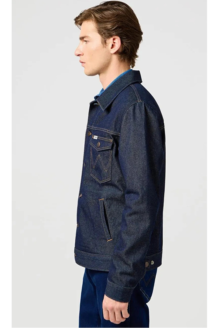 Куртка джинсовая Wrangler Regular Jacket (112362391) Темно-синий