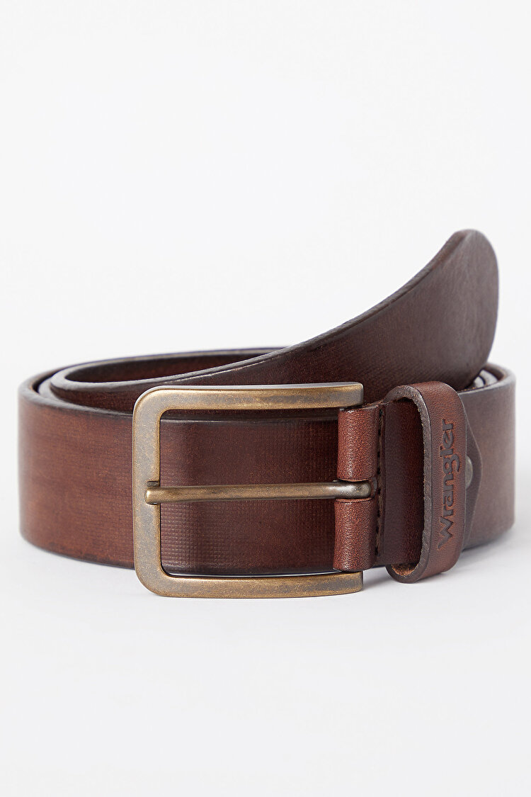 Ремень Wrangler Structured belt Multiple Fits (112125610-W0F1U1X85) Коричневый