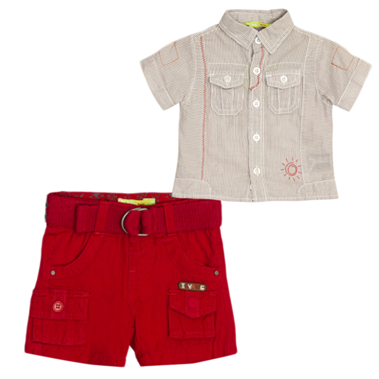 Костюм : Рубашка, шорты Losan Mc baby boys (017803503/58) Бежевый
