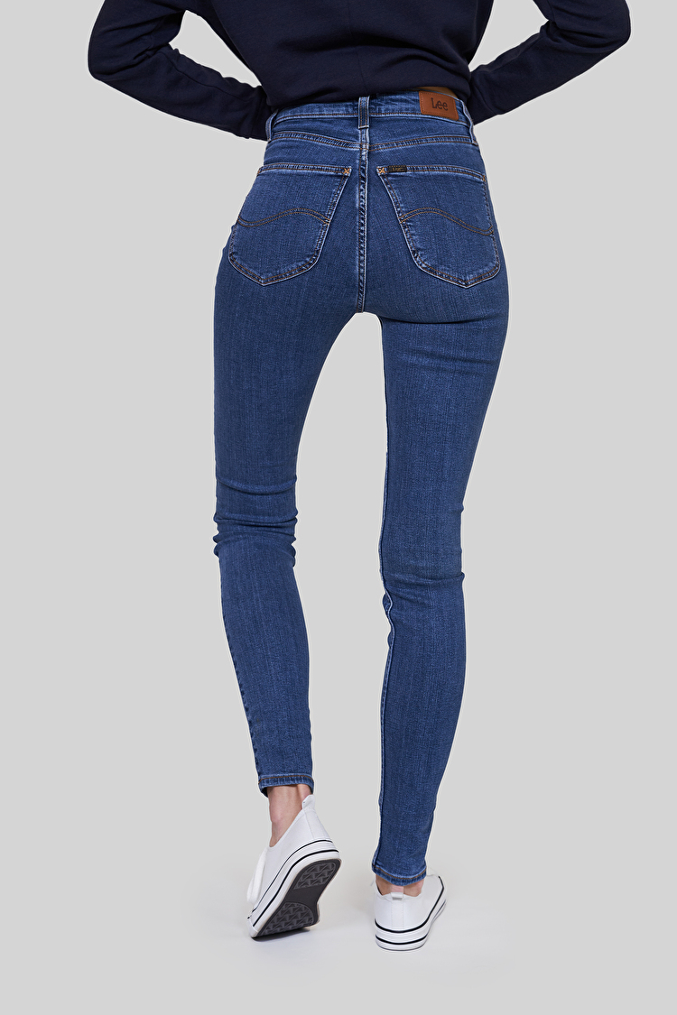 Джинсы LEE Ivy Skinny Fit (L32EKJZH) Синий