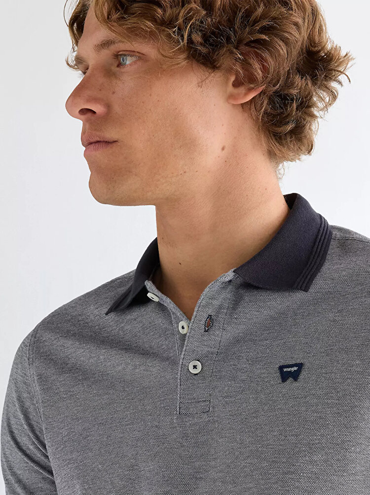 Поло Wrangler REFINED POLO SHIRT Regular Fit (112377997) Синий