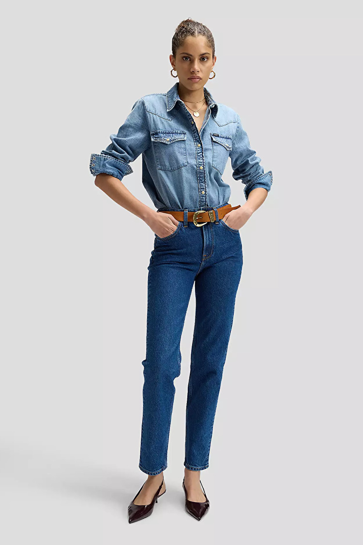 Джинсы LEE Carol Regular Fit (112378910) Синий