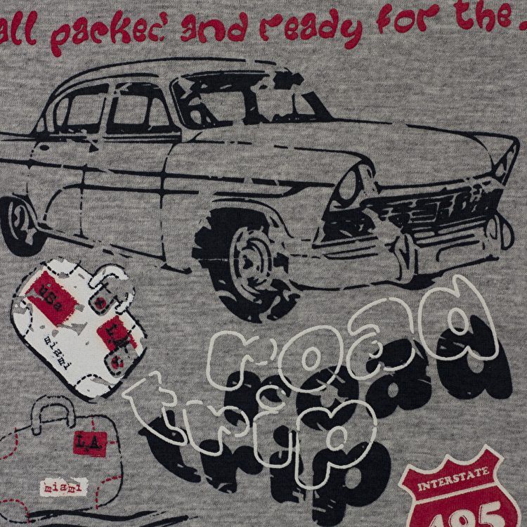 Комплект: Футболка та шорти Losan Mc baby boys (017801803/582) Світло-сірий