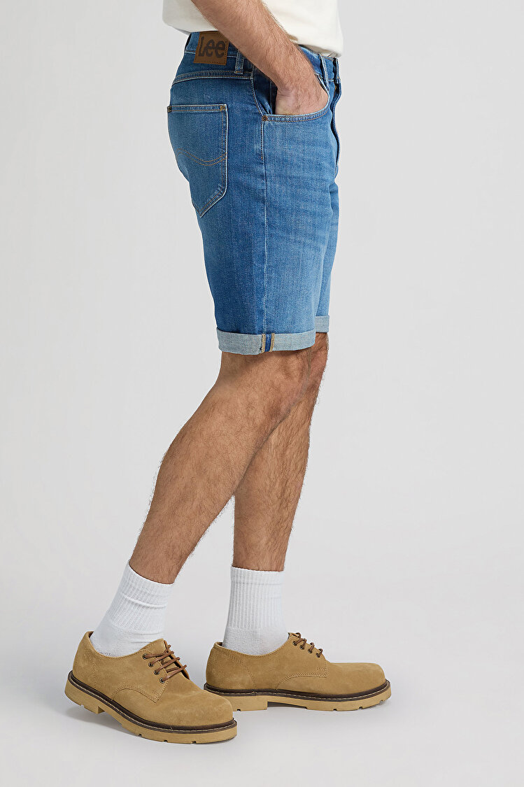 Шорты LEE 5 Pocket Short Regular Fit (112376311) Голубой