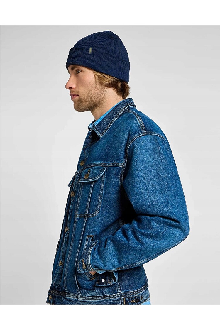 Шапка LEE Beanie Multiple Fits (112375879) Темно-синий