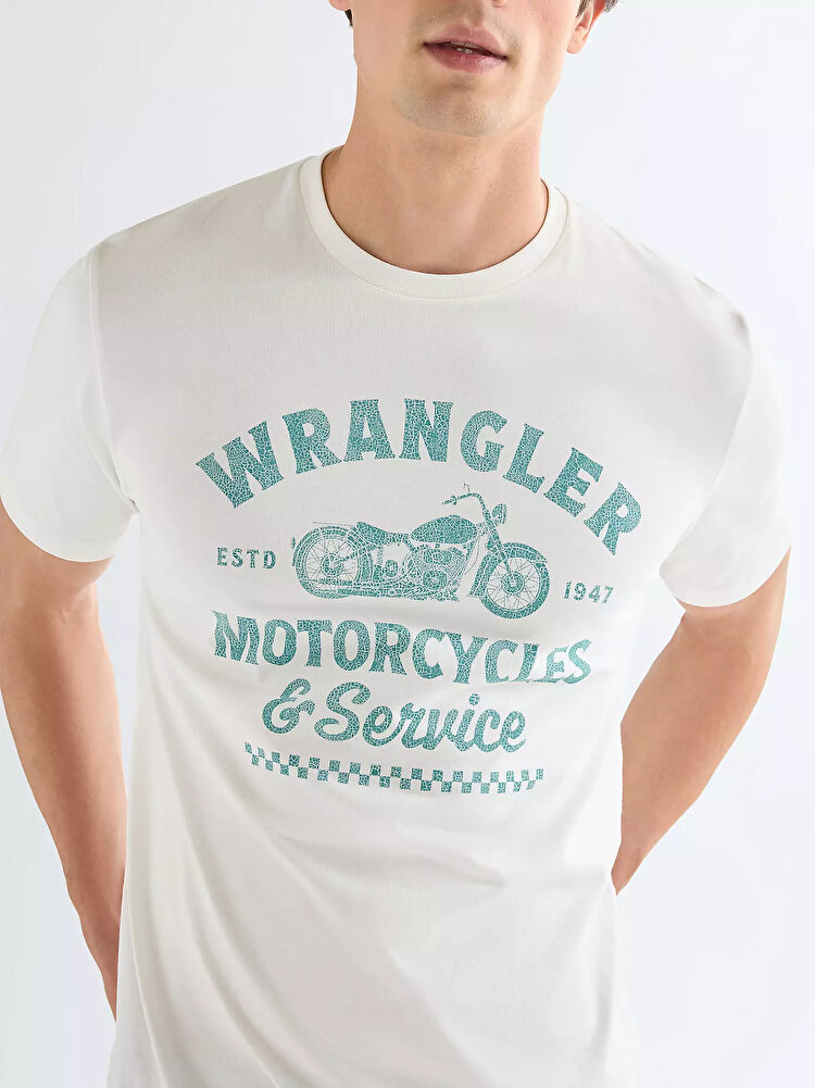 Футболка Wrangler Americana Tee Regular Fit (112377951) Білий