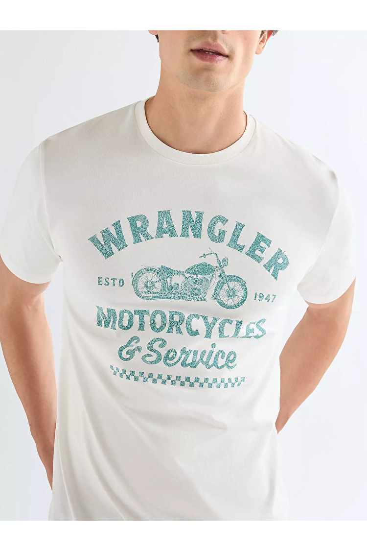 Футболка Wrangler Americana Tee Regular Fit (112377951) Білий