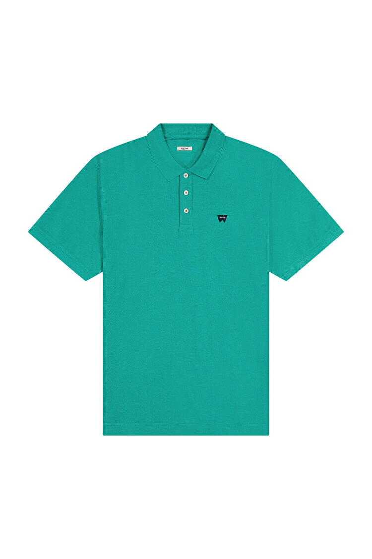 Поло Wrangler Polo shirt (112362390) Зеленый