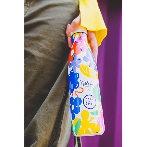 Термопляшка COOL BOTTLES Floral madness 500 мл. (0419V)