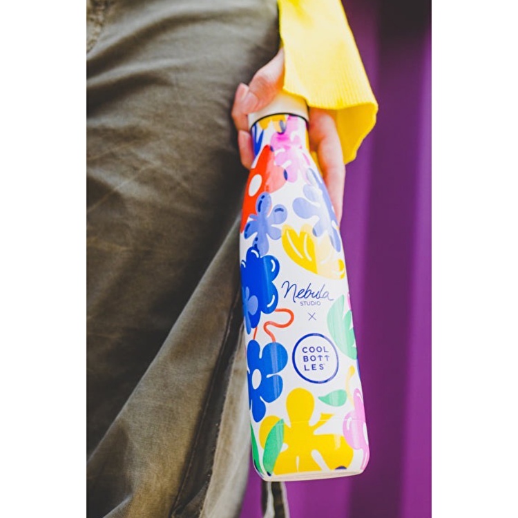 Термопляшка COOL BOTTLES Floral madness 500 мл. (0419V)