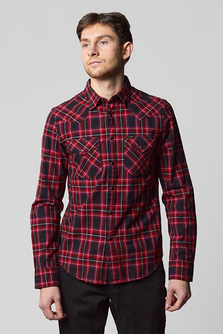 Сорочка LEE Western Shirt Slim Fit (L643ZAKG) Червоний