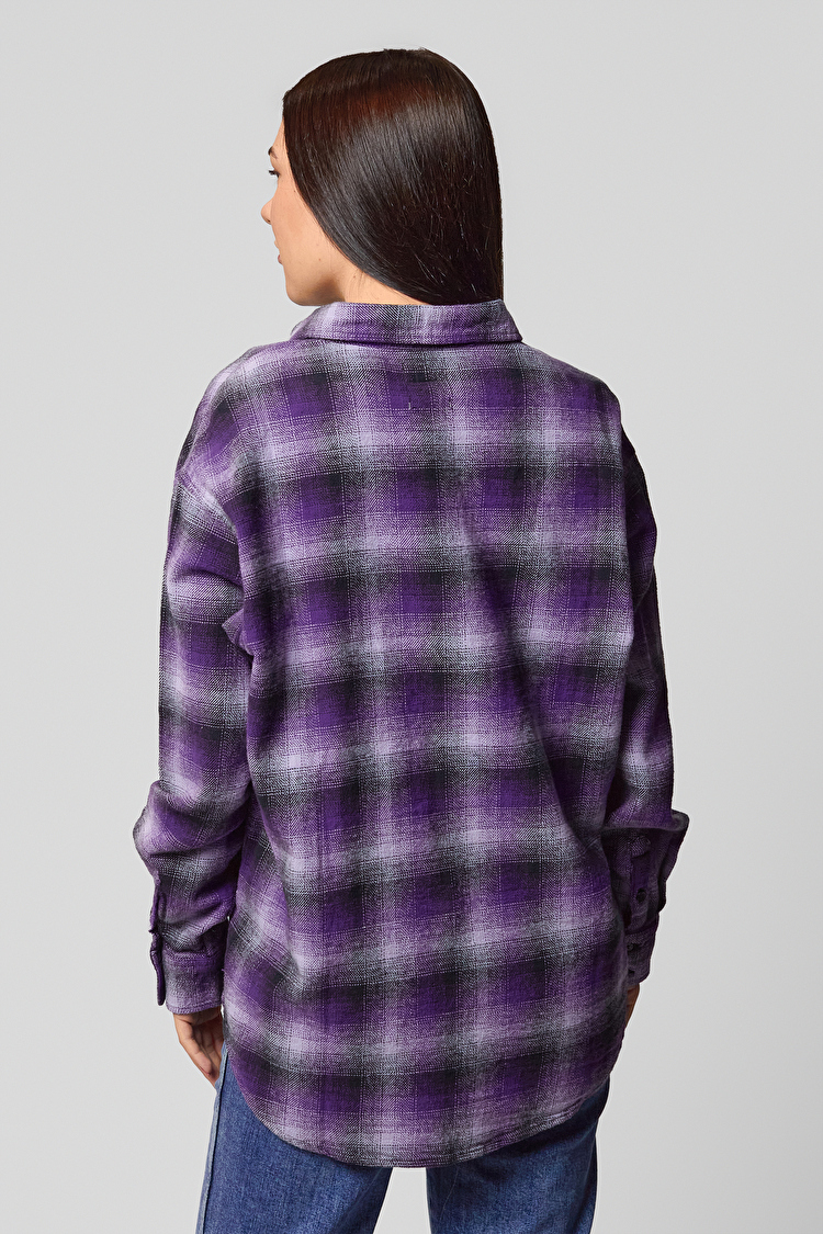 Сорочка Wrangler 1 Pocket Overshirt Regular Fit (W5N52VP04) Фіолетовий