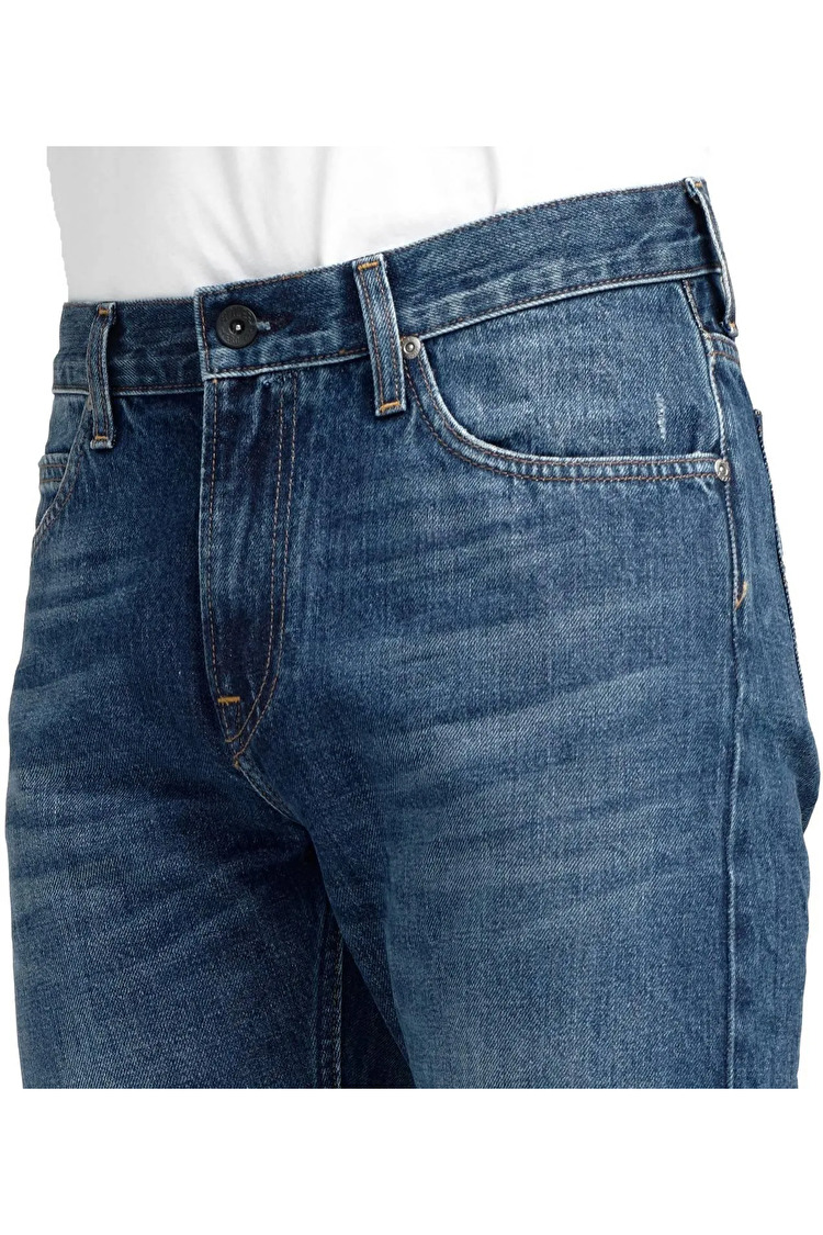 Джинси LEE Rider Premium Selvedge Slim Fit (L701FBHK) Темно-синій