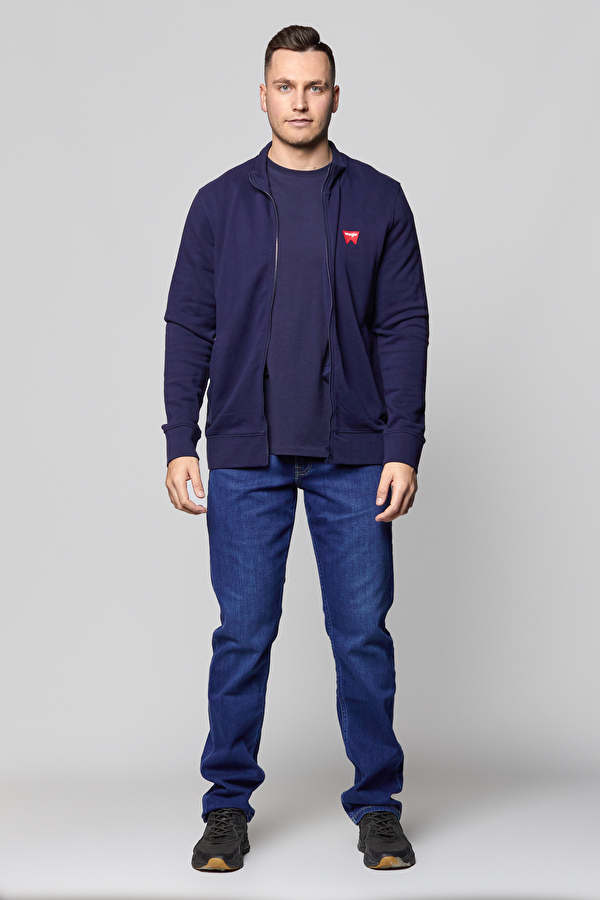 Кофта Wrangler Funnel Neck Zip Regular Fit (W6G5HA114) Темно-синий