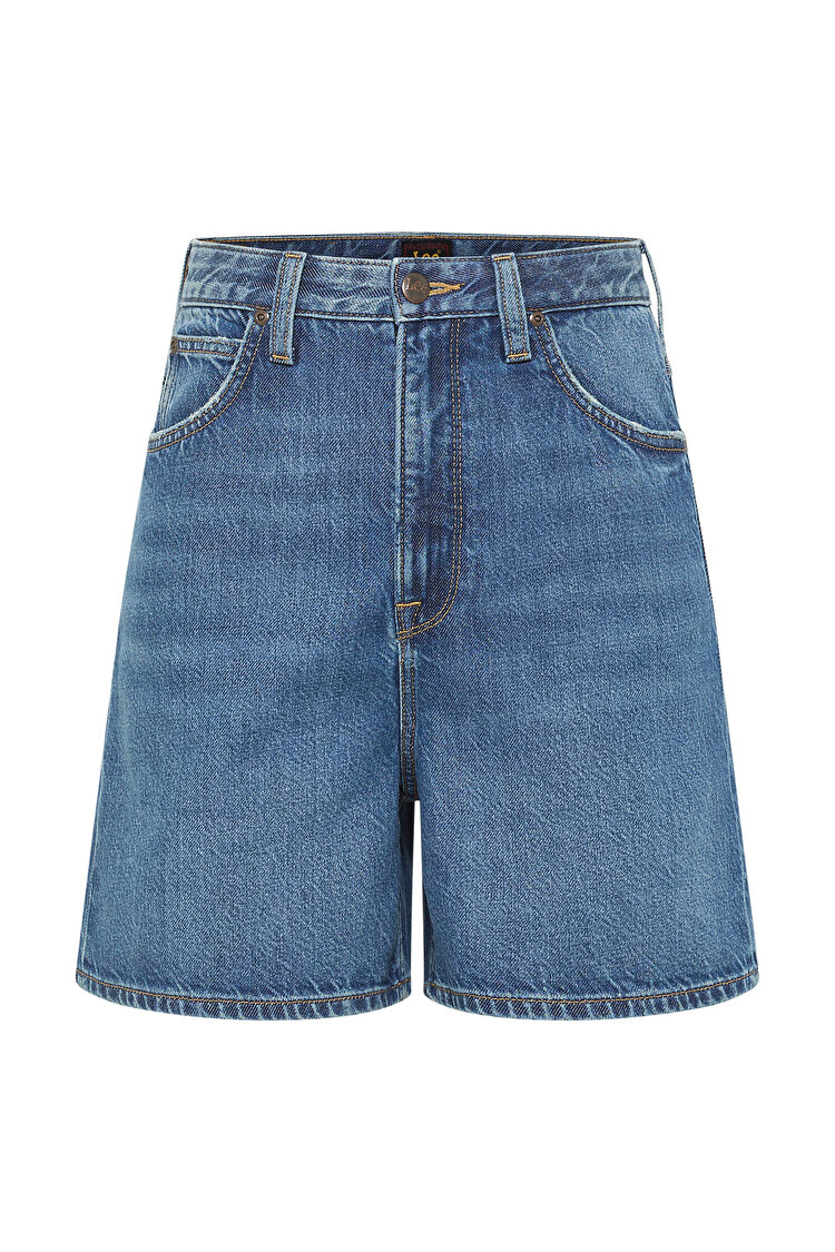 Шорты LEE Stella Short Ink Pool (112364098) Голубой