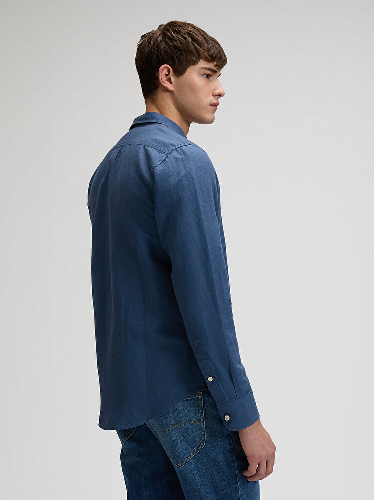 Сорочка LEE LEE SHIRT Regular Fit (112376544) Синій