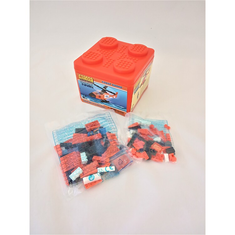 Конструктор Спасатели вертолет 105 деталей BEST-LOCK (01302)