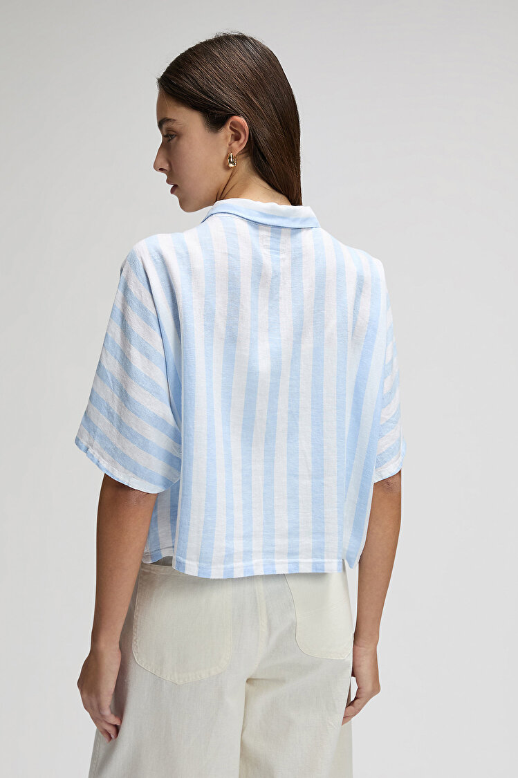 Рубашка LEE RESORT SHIRT Relaxed Fit (112378262) Голубой