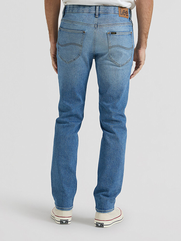 Джинси LEE Rider Slim Fit (112376397) Блакитний