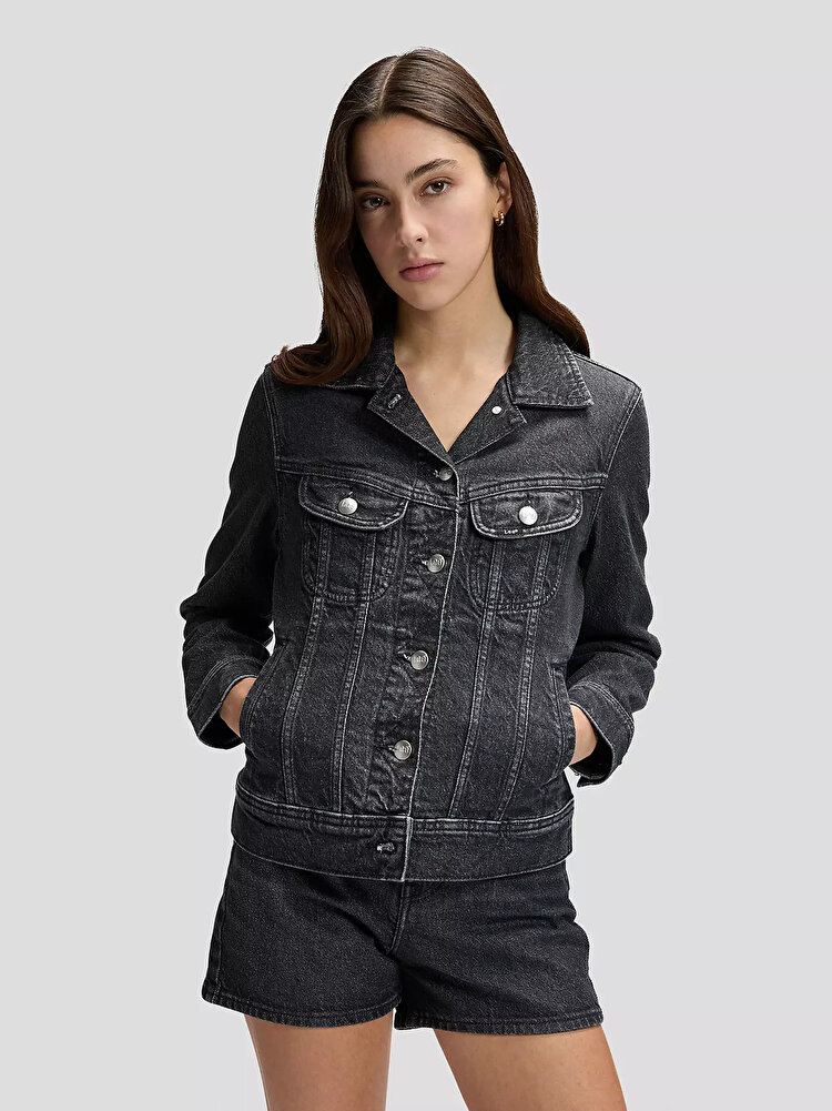 Куртка LEE Rider Jacket Regular Fit (112376957) Черный