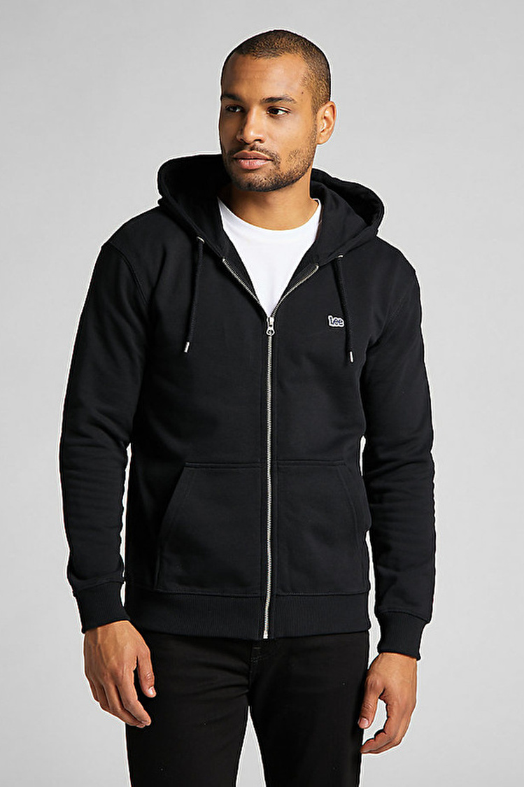 Толстовка LEE BASIC ZIP THROUGH HO Regular Fit (L80KSP01) Чорний