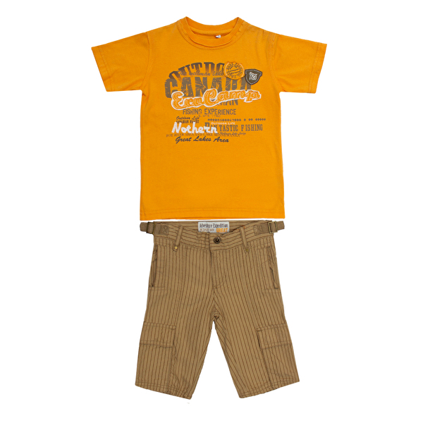Костюм : Футболка и шорты Losan Mc baby boys (015801803/18) Оранжевый
