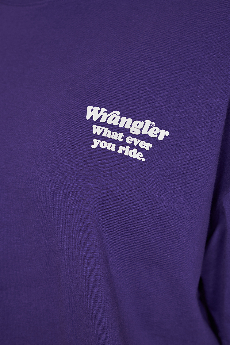 Футболка Wrangler Girlfriend Tee Loose Fit (W7R9GHP04) Фіолетовий