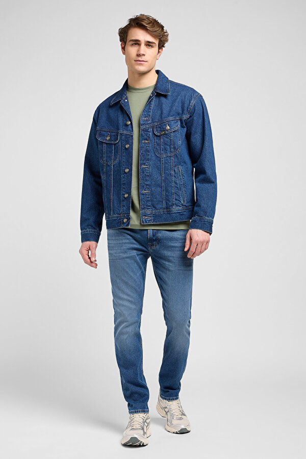 Куртка джинсовая LEE RELAXED RIDER JACKET Relaxed Fit (112371312) Синий