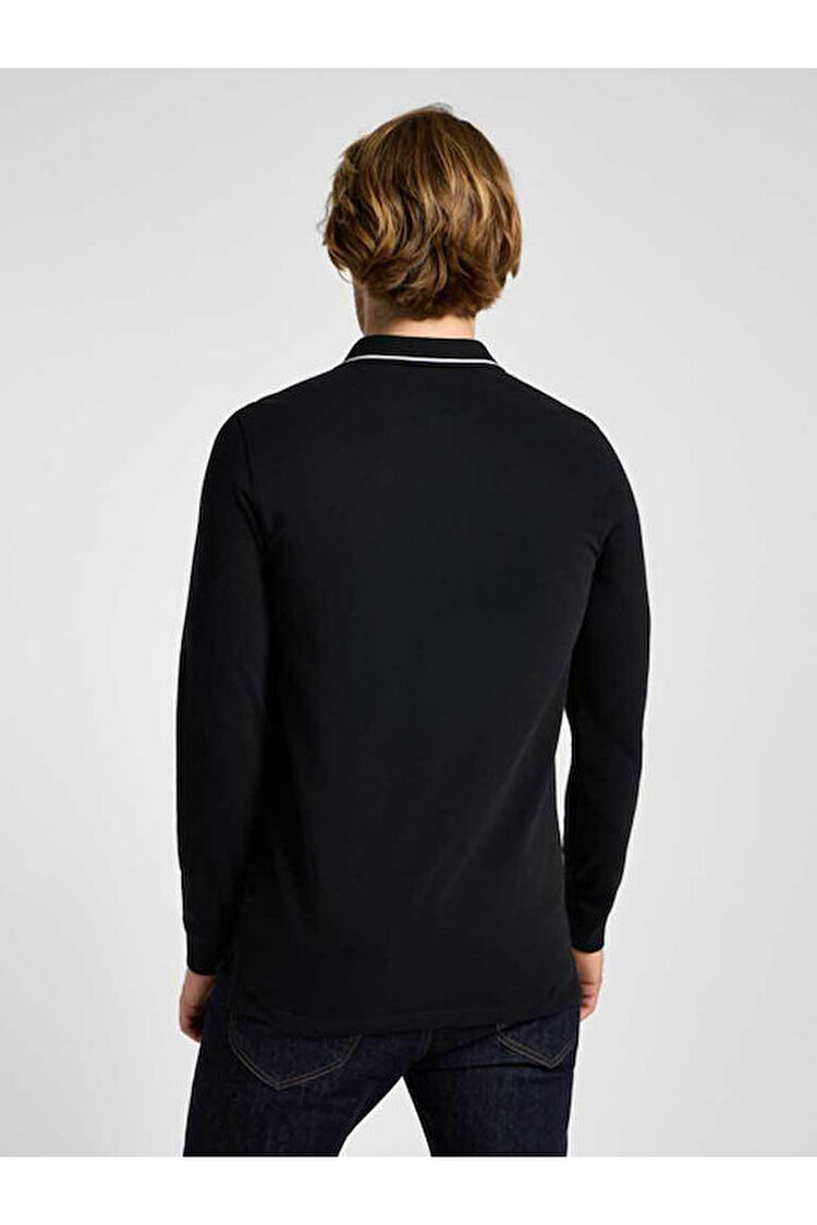 Поло LEE LS Pique Polo Regular Fit (112322786-L61VRL02) Черный