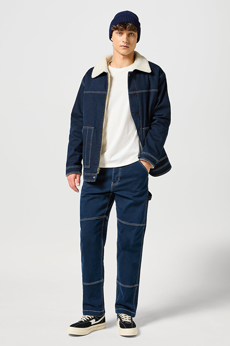 Шапка Wrangler Rib Beanie Multiple Fits (112356882) Синий